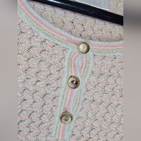 Chanel 06A Metallic Cashmere Sweater EUC 38 - Picture 4 of 16